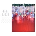 thumbnail image 2 of D Cortinas opacas navideñas, impresión digital 3D Navidad D Decoración navideña Cortina de ducha Cortina navideña Diseño a prueba de futuro, 2 of 8