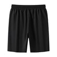 thumbnail image 6 of EOYWHK Running Shorts Men with Pockets Elastic Waist Beach Jogging Shorts Men Soft Lightweight Breathable Hiking Shorts for Men Black, Size XXXL, 6 of 9
