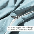 thumbnail image 4 of Neutral Solid Color 3-Piece Duvet Cover Set by Southshore Fine Linens, 4 of 9