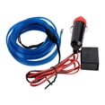 thumbnail image 4 of Riwesomey Tira de luces LED para iluminación Interior de coche de 3M, guirnalda de luces LED para coche, línea de tubo de cuerda de alambre, tira de luz Automoción decorativa y accesorios azul Riwesomey VI000918-02B, 4 of 6