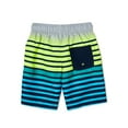 thumbnail image 2 of Wonder Nation Boys Striped Everyday Swim Shorts, Sizes 4-18 & Husky, 2 of 3