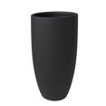 thumbnail image 3 of Pemberly Row Fiberstone Tapered Round Planter 32 Inch Height in Black, 3 of 6