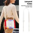 thumbnail image 7 of for iPad Air 11 inch (2026 M4/2025 M3/2024 M2) Case, 3in1 Heavy Duty Shockproof Tablet Case with Stand, Shoulder Strap, Rainbow Red, 7 of 7