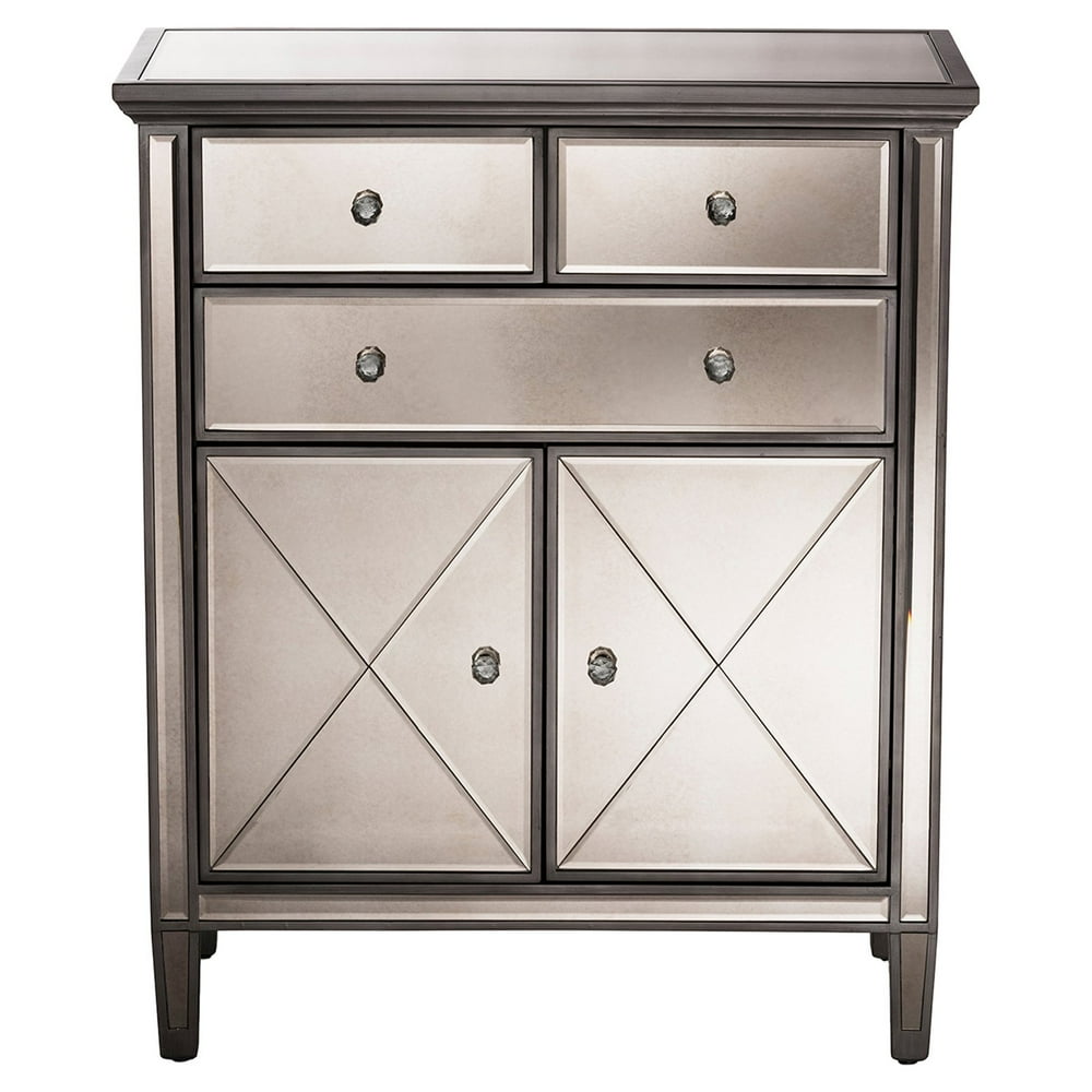 Baxton Studio Pierce Mirrored Accent