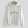 thumbnail image 4 of LYXSSBYX Sweatshirts for Women 2 Piece Set Women's Casual Solid Hooded Drawstring Loose Long Sleeve Sweatshirt Tops and Long Pants Set Suits, 4 of 4