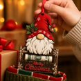 thumbnail image 4 of Christmas Cash Gift Holder with Wooden Design, Single Piece, Red and Brown, for Holiday Gifting, Ornament, 4 of 4
