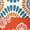 Turquoise, variant on Lush Decor Bohemian Stripe Quilted Cotton Daybed Cover Turquoise/Orange - 6 Piece Set