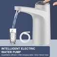 thumbnail image 5 of Bomba Agua Botella Cuantitativa Recargable Inteligente Sin Ruido con Cable USB Ideal Para Hogar Oficina o Uso Exterior Color Blanco, 5 of 5