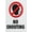 Warning Sign 1, variant on Loading Dock Warning Security Outdoor Sign - 8"x12", Reflective, Weatherproof - Warehouse, Store, Factory, Distribution Center