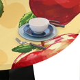 thumbnail image 6 of muroi Food Cherry Round Elastic Tablecloth Outdoor Table Cloth Fitted Tables Cover for Picnic Patio Dining Party Indoor 45" - 56", 6 of 6