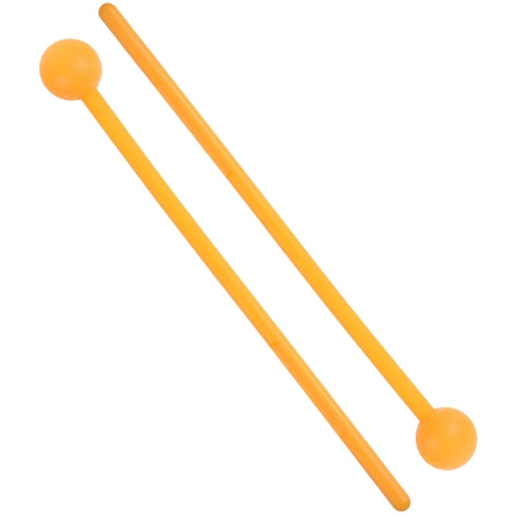 Luxshiny 2Pcs Xylophone Percussion Sticks Plastic Mallets with Rugged Tenacity for Drumming Performance