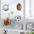 thumbnail image 1 of Calcomanía de pared, calcomanía de pared de baloncesto 3D, calcomanía de pared autoadhesiva, calcomanía de pared de baloncesto de calidad profesional, 1 of 10