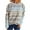 Light Blue, variant on Wancir Women's Vintage Fair Isle Sweater Fall Winter Oversized Casual Striped Crewneck Long Sleeve Knitted Pullover Top