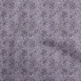 thumbnail image 1 of oneOone Cotton Cambric Purple Fabric Asian Batik Jacobean Flower Craft Projects Decor Fabric Printed By The Yard 42 Inch Wide, 1 of 4
