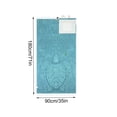 thumbnail image 3 of Lksixu 2 in 1 Convertible Beach Towel & Backpack, Vintage Turkish Microfiber Beach Towel with Inner Zip Pocket, Sand Free Quick Dry Bath Towel, Packable Beach Mat & Carry Bag for Pool Camping Travel, 3 of 7