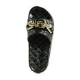 thumbnail image 5 of Miami Shot Bling Chain Strap Woven Slip On Flats, 5 of 10