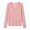 AB119 Light Pink, variant on Bainana Long Sleeve Tshirts For Womens Solid Color V Neck Fall Tops Lightweight Breathable Ladies Casual Wear Outfits Size L
