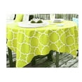 thumbnail image 2 of Harman Panama Tile Pattern Green Fabric Zippered Umbrella Tablecloth (60 x 120 Rectangle Umbrella, Green), 2 of 4