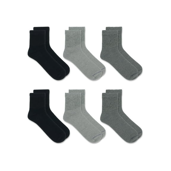 Dr. Scholl's Men's Diabetes and Circulatory Ankle Socks, 6-Pack
