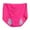 Hot Pink, variant on Period Underwear for Women, Women's Large Textile Underwear Pocket for Menstruation Warm Baby High Waist Anti Side Leakage Big Aunt Sanitary Physiological Womens Underwear Red L