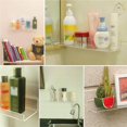 thumbnail image 3 of Kearding 2 uds/3 uds estantes de pared acrílicos estantes colgantes de acrílico montados en la pared para artículos diversos cosméticos Almacenamiento y organización del hogar No.1 Kearding HA024482-01, 3 of 5
