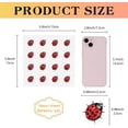 thumbnail image 2 of 128Pcs Ladybug Stickers Insect Decal Self-Adhesive Waterproof Sticker Round Bulk Red Stickers for Water Bottles Laptop Luggage Cup Computer Mobile Phone Skateboard 2.5x2.5cm, 2 of 9