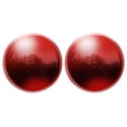 thumbnail image 1 of Uxcell 2 Pcs Boule de Vision 4 Pouces 100mm Boule Creuse Polie, Boule Miroir en Acier Inoxydable, Rouge, 1 of 4