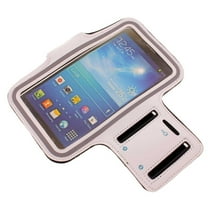 Sports Running Armband for Samsung Galaxy S22 Ultra Phones - White Gym Workout Case Cover Band Arm Strap Compatible With Samsung Galaxy S22 Ultra