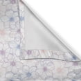 thumbnail image 5 of Ambesonne Anemone Flower Grommet Curtain, Pastel Petals, 50" x 120", Dried Rose Slate Blue, 5 of 6