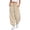 Beige, variant on Women's Balloon Sweatpants Baggy Sweatpants Lantern Trousers Elastic Waist Workout Joggers Cinch Bottom Lounge Barrel Pants Light Gray XXL
