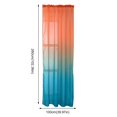 thumbnail image 3 of Polyester Curtains Gradient Semi Voile Rod Pocket Curtains For Bedroom And Living Room Gradient Window Drapes Room Darkening Curtains For Living Room, 3 of 8