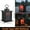Black, variant on LHNFT Led Lights, Fireplace Lanterns Decorative,Small Fake Fireplace,Flame Effect Fire Lamp,Battery Operated USB Charge Portable Fireplace,Indoor Outdoor Christmas Decorations (No Heater Function)
