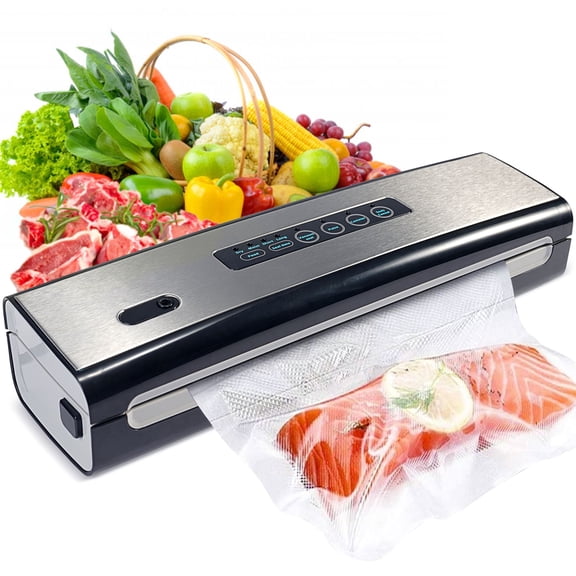 Vacuum Sealer Machine Food Sealer Food Preservation w/Starter Kit Dry Moist Food Modes