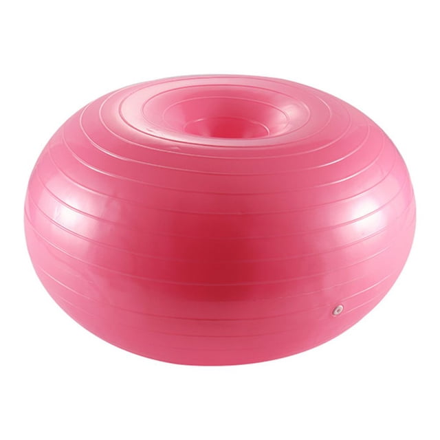 Exercise Donut Yoga Ball Workout Core Training Stability Ball For Yoga Pilates Balance Training with Inflatable Pump