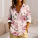 thumbnail image 1 of Xuyuer Womens Button Down Shirts Long Sleeve Linen Tops Casual Collared Blouses Loose Fit, 1 of 6