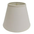 thumbnail image 1 of HomeRoots 470040 Abat-Jour en Lin Incliné Blanc Empire 16 Po., 1 of 1