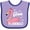 Lavender and Purple, variant on Inktastic Glam Pink Flamingo with Pearls Girls Baby Bib
