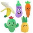 thumbnail image 2 of Dog Squeaky Toy Cartoon: Plush Adorable Puppy Teething Toy Pet Interactive Toy, 2 of 10