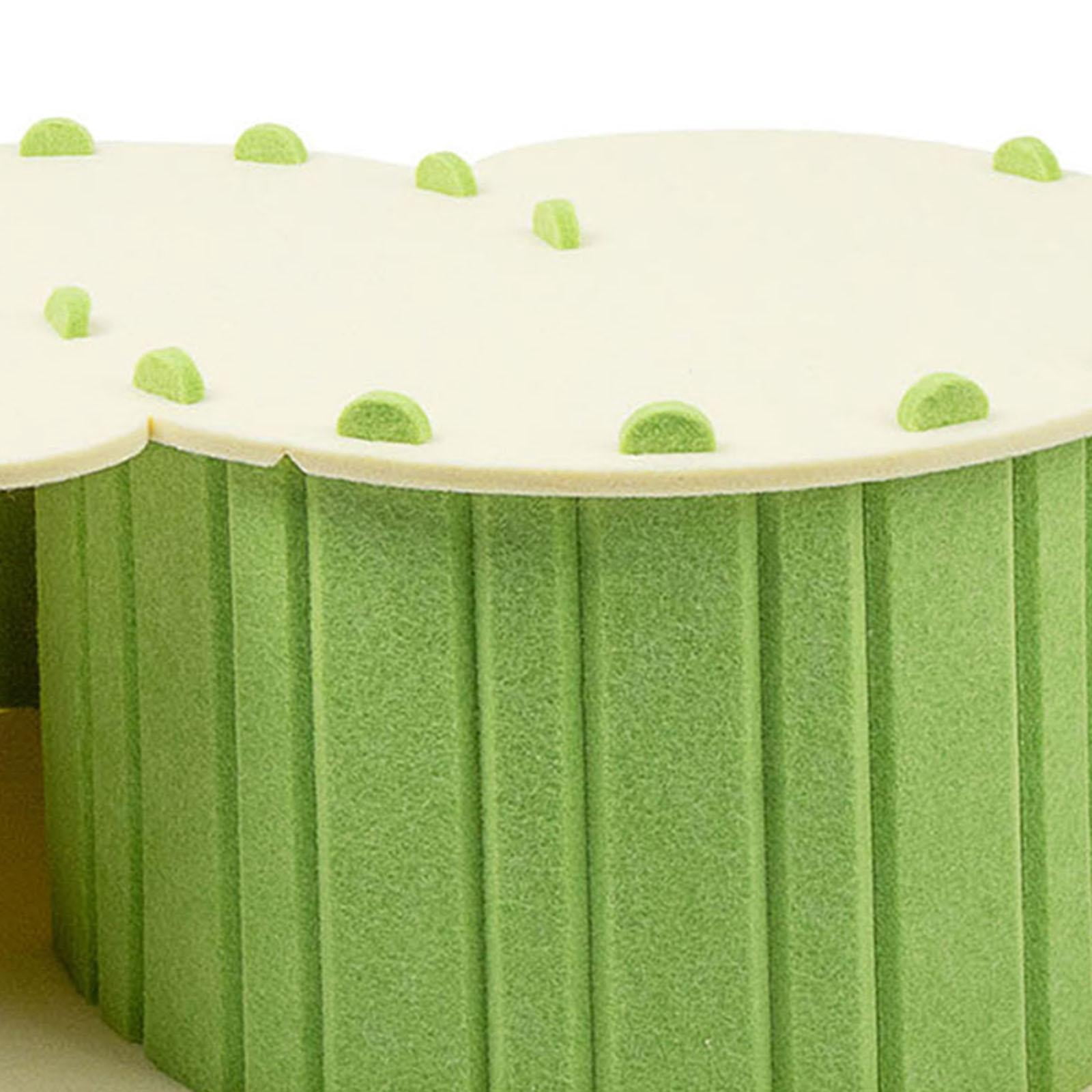 Stgfyxgs Cat Tunnel Bed, Pet Cat House All Seasons Hideout Portable Breathable with 2 Holes Removable Cover Compact Cat Nest Hideaway Cave Green