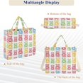 thumbnail image 6 of FORMRS Womens Corduroy Tote Bag Crossbody Shoulder Handbag with Pocket, Gummy Bear Pattern, 6 of 7