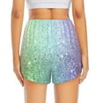 thumbnail image 4 of Goofa Beautiful Glitter Printed Women 2 in 1 Running Shorts,Quick Dry Athletic Workout Shorts,High Waisted Athletic Shorts with Liner Pockets-XX-Large, 4 of 9