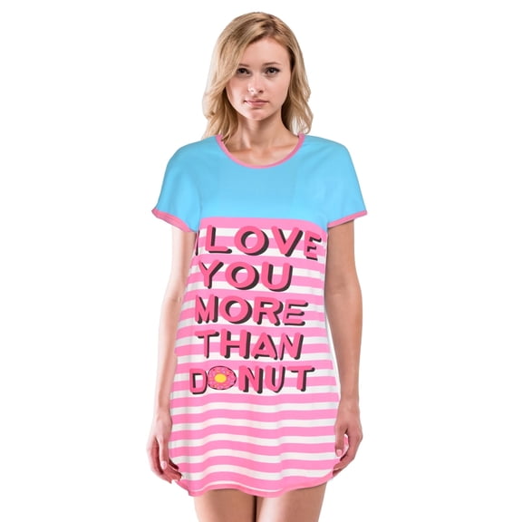 JEFFRICO Womens Nightgowns Sleepwear Soft Pajama Dress Nightshirts