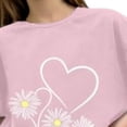 thumbnail image 4 of Girls Fall Outfits for School Girls Clothes Cute Print Short Sleeve Print Tops Flared Pants Set Tween Girl Outfits Size 7-14, 4 of 4