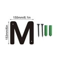 thumbnail image 2 of Matoen Three-dimensional Iron Art Number Letters House Number Screw Home House Number Sign, 2 of 5