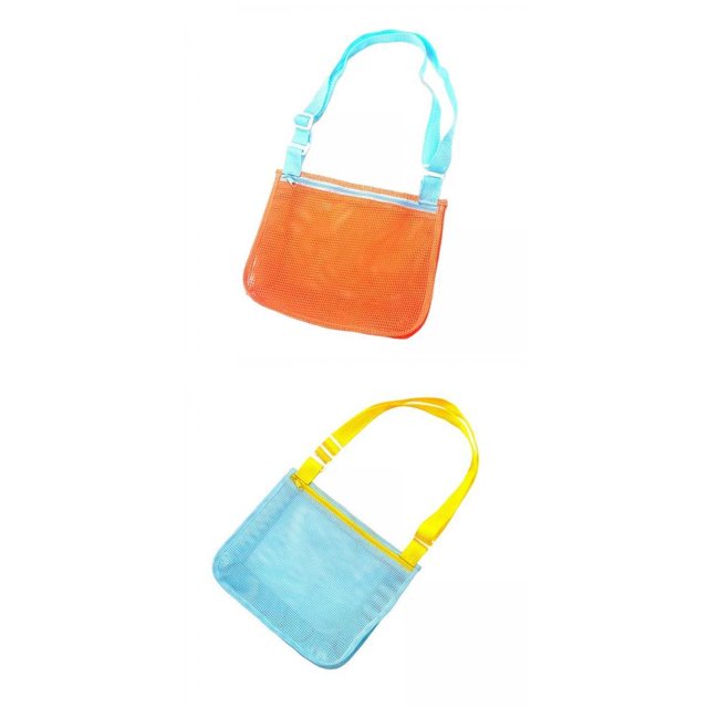 2 Bolsas de Malla para Juguetes de Playa para Y Niñas, Organizador de Secado Rápido Soledad bolsos de playa de malla