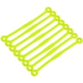 thumbnail image 1 of 8 pcs Tennis Racket Vibration Dampeners Squash Racket Shock Absorber Silicone Tennis String Shock Damping-Fluorescent green, 1 of 5
