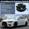 thumbnail image 2 of Kit de Embrague de Compresor de Aire Acondicionado para Mitsubishi Lancer 2009-2017 para Mitsubishi Outlander 2009-2020 L4 2.4L Conjunto de Embrague de Compresor para Compresor QS90 7812A215/7813A197, 2 of 7