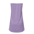 thumbnail image 4 of Goodeals Womens Tube Tops Summer Casual Sleeveless Bandeau Tanks Strapless Sexy Off Shoulder Shirts Loose Holiday Going Out Blouses(Purple,XL), 4 of 4