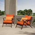 thumbnail image 2 of RST Brands Vaughn 2-piece Wood and Fabric Club Chairs in Tikka Orange, 2 of 7