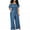 Blue, variant on Giftesty Jumpsuit for Women Clearance,Women Off Shoulder Denim Jeans Look Long Party Club Playsuits Jumpsuits